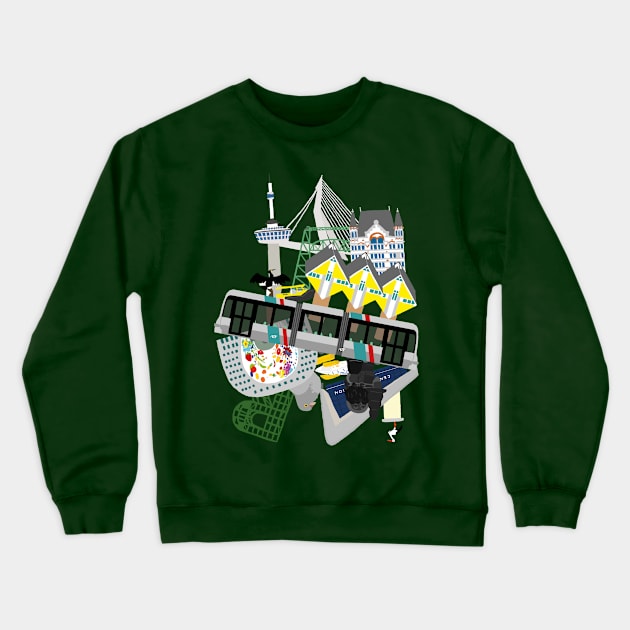 Rondje Rotterdam Crewneck Sweatshirt by Ckoe